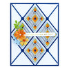 Kaleidoscope Argyle Etched Dies from the Slimline Collection (S4-1128) Product Example