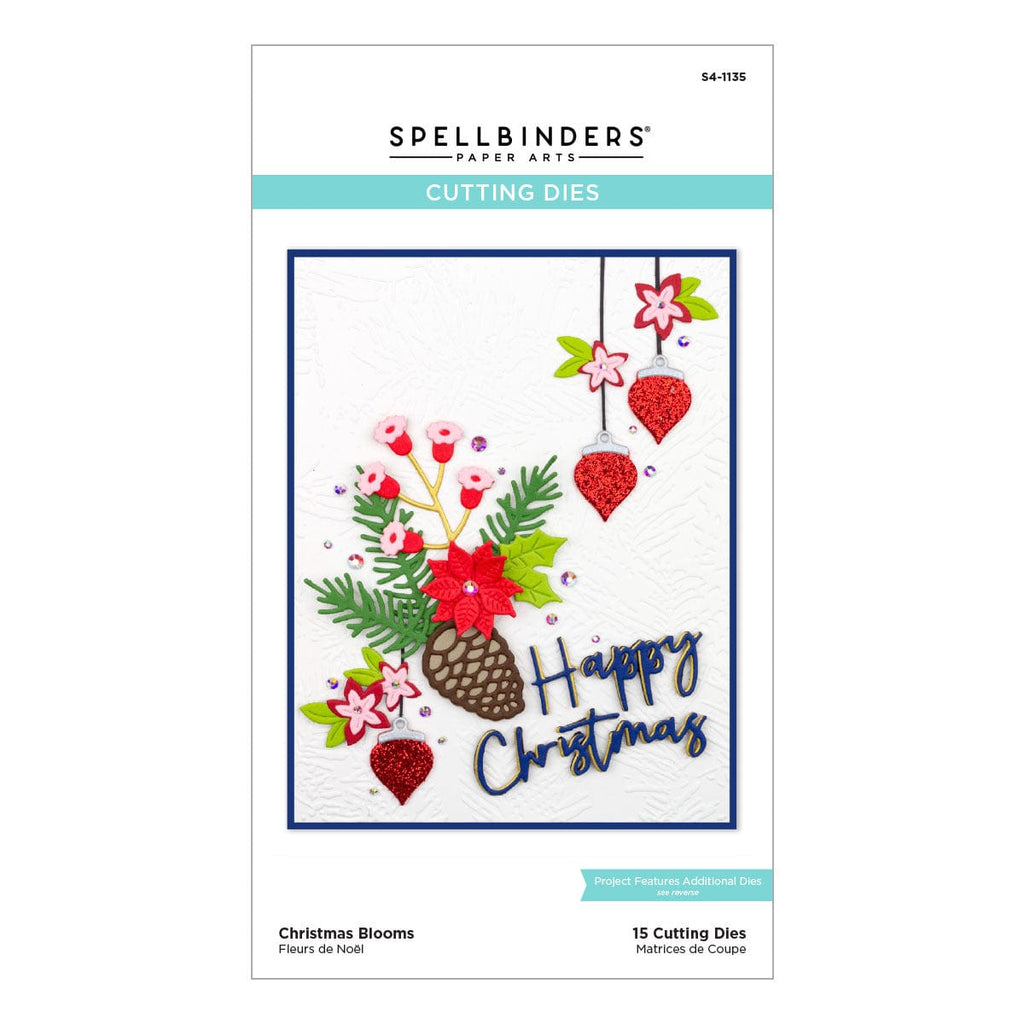 Christmas Blooms Etched Dies from the Tis the Season Collection (S4-1135) Product Packaging