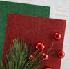 Pop-Up Die Cutting Glitter Foam Sheets - Red & Green lifestyle image
