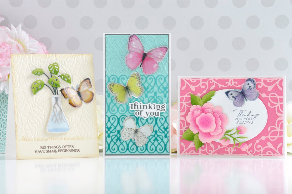 Beautiful Butterflies As Accents and Focal Points on Cards