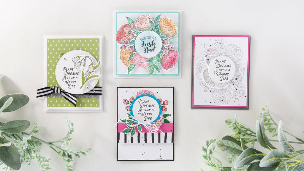 April 2019 Stamp of the Month is Here - Fresh Start - Spellbinders