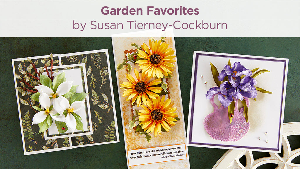 Spellbinders - The Victorian Garden Collection - Susan's Garden Flower –  ScrapbookPal