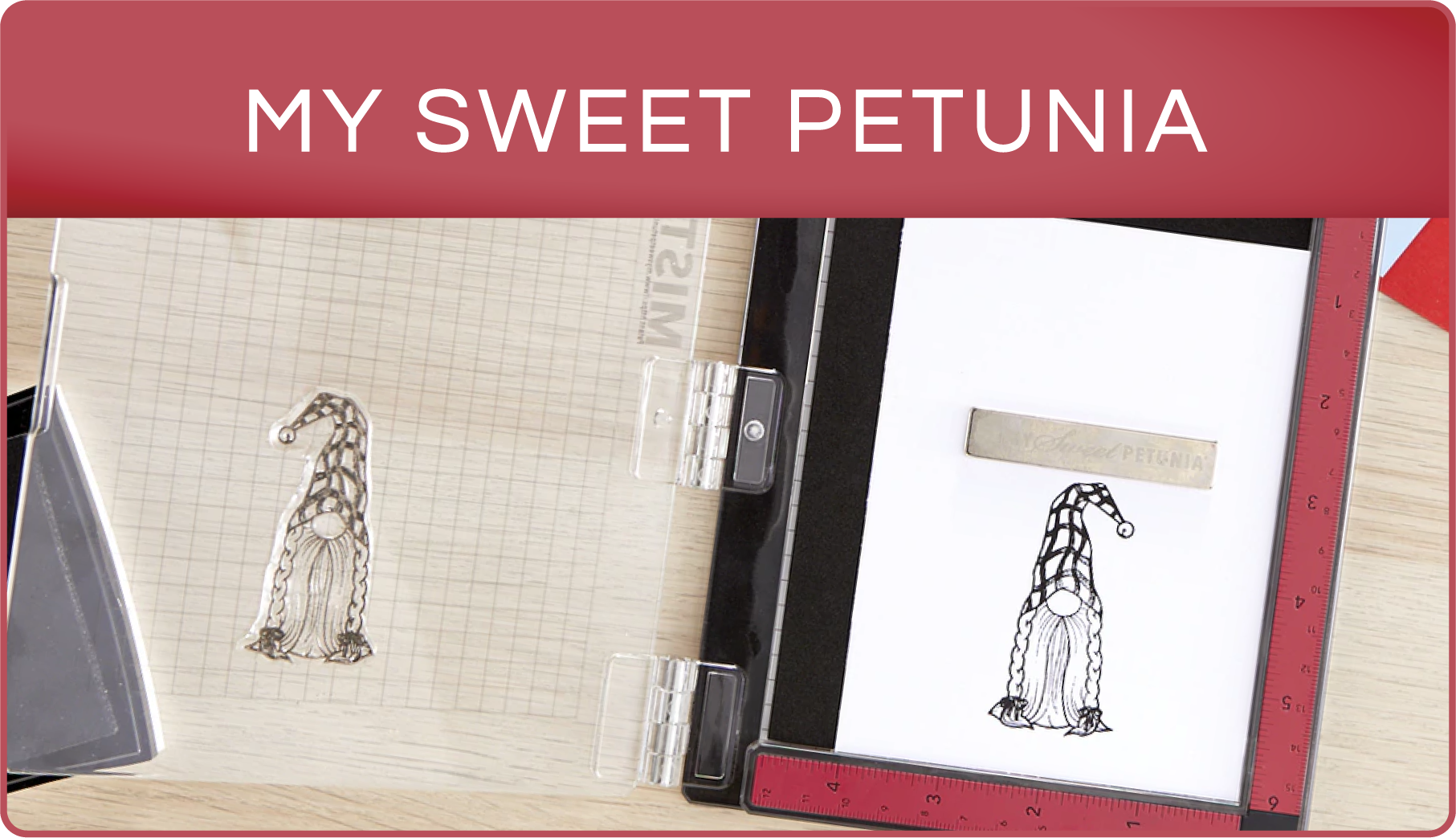 Scrapbook - My Sweet Petunia - «Precision Glue Press»