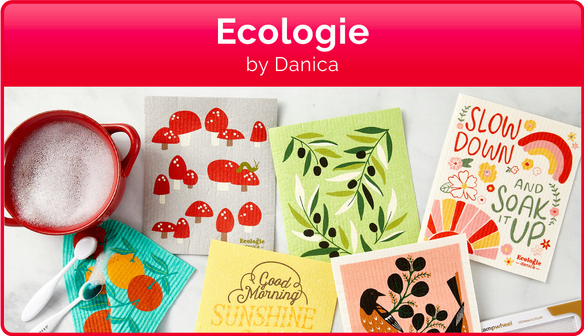 Ecologie Hearts Swedish Sponge Cloth