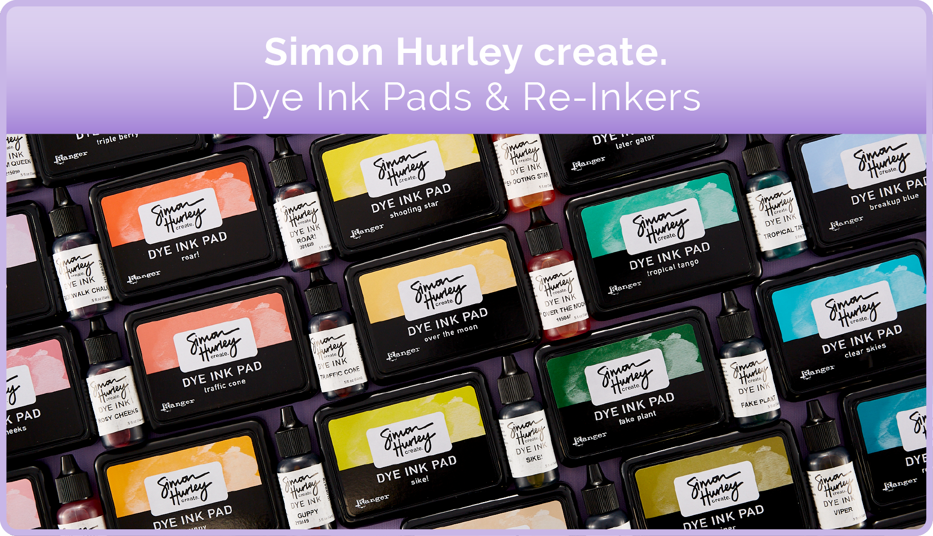 Simon Hurley Create Breakup Blue Dye Ink Pad