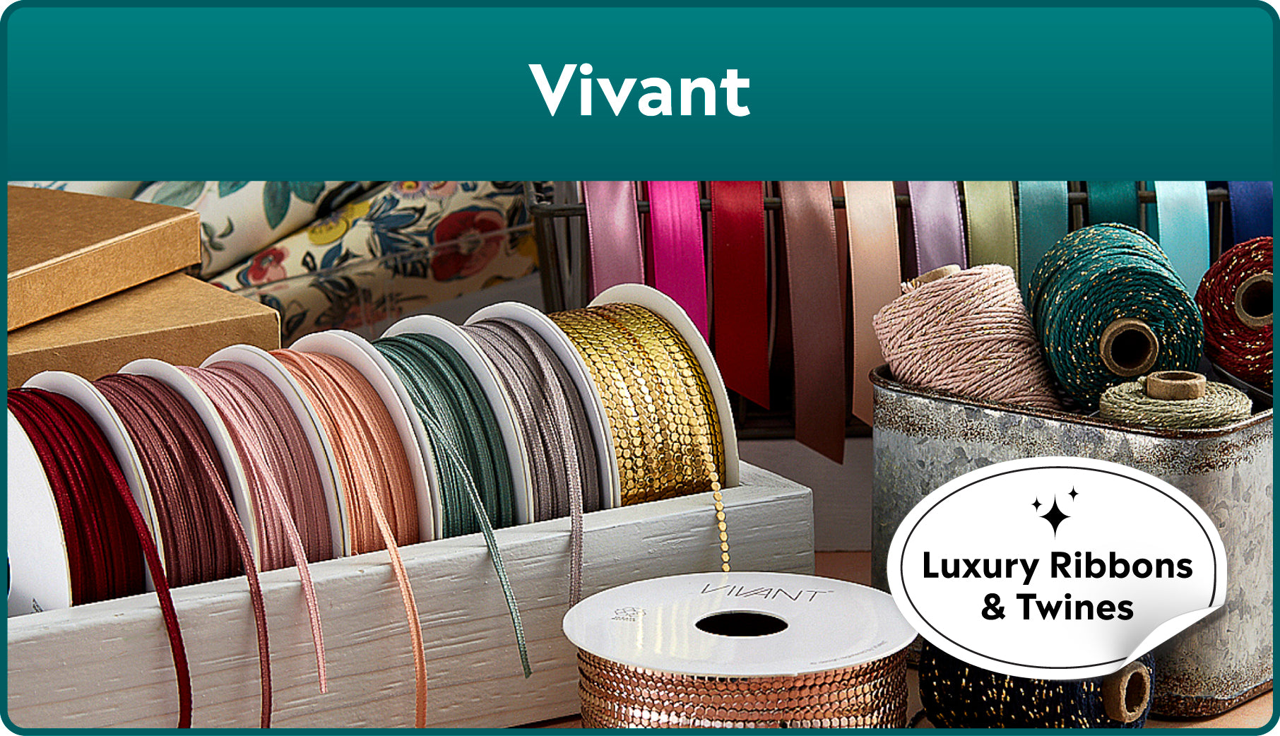 Vivant Ribbons & Twine Collection - Spellbinders Paper Arts