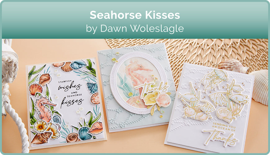 Seahorse Kisses collection by Dawn Woleslagle