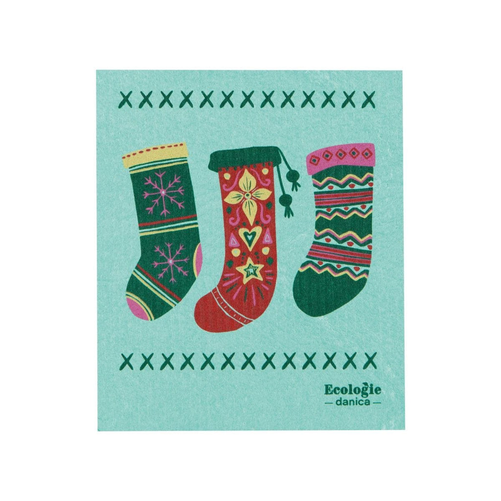 Christmas Stocking Ecologie Danica Swedish Dish Cloth