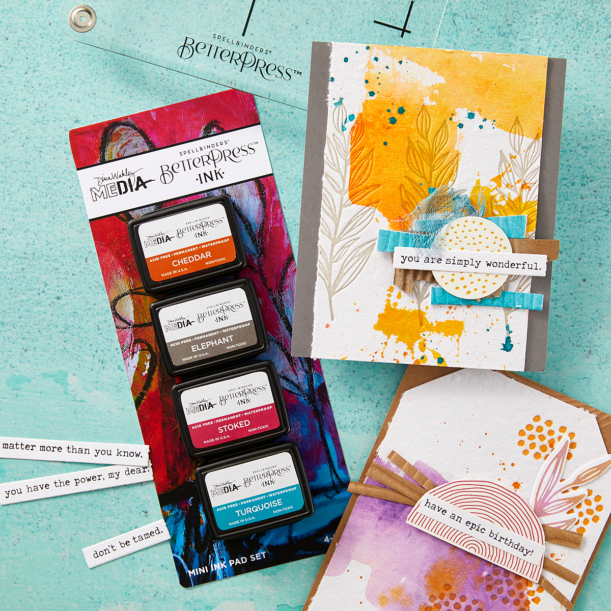 Dina's Faves BetterPress Ink Mini Set by Dina Wakley