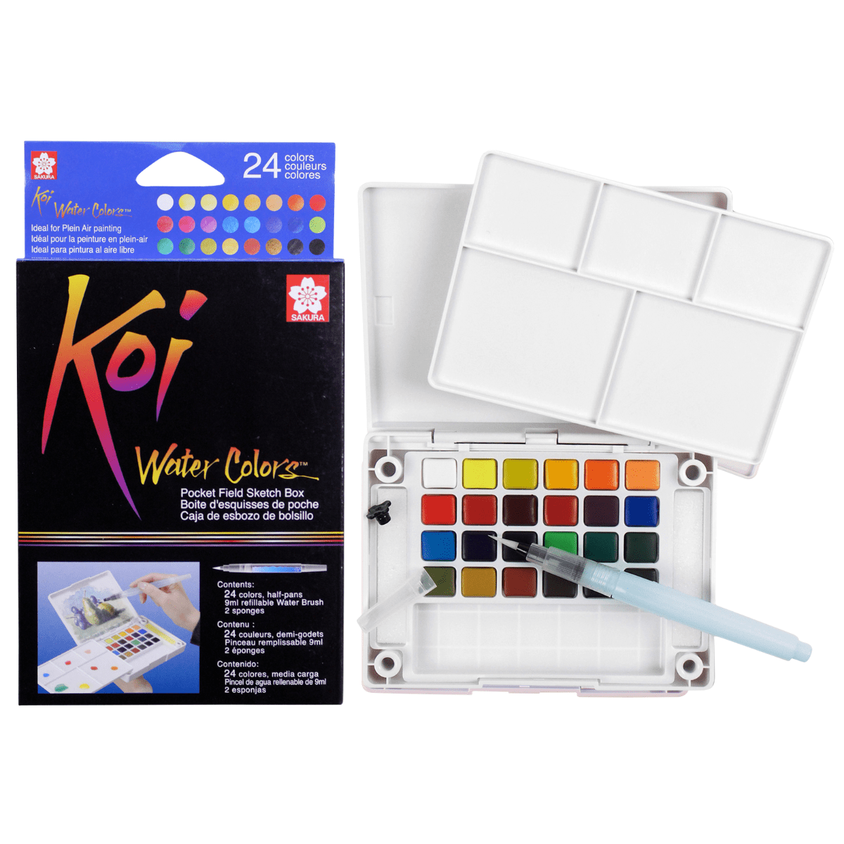 Niji Aquarelle Watercolor Pan Set