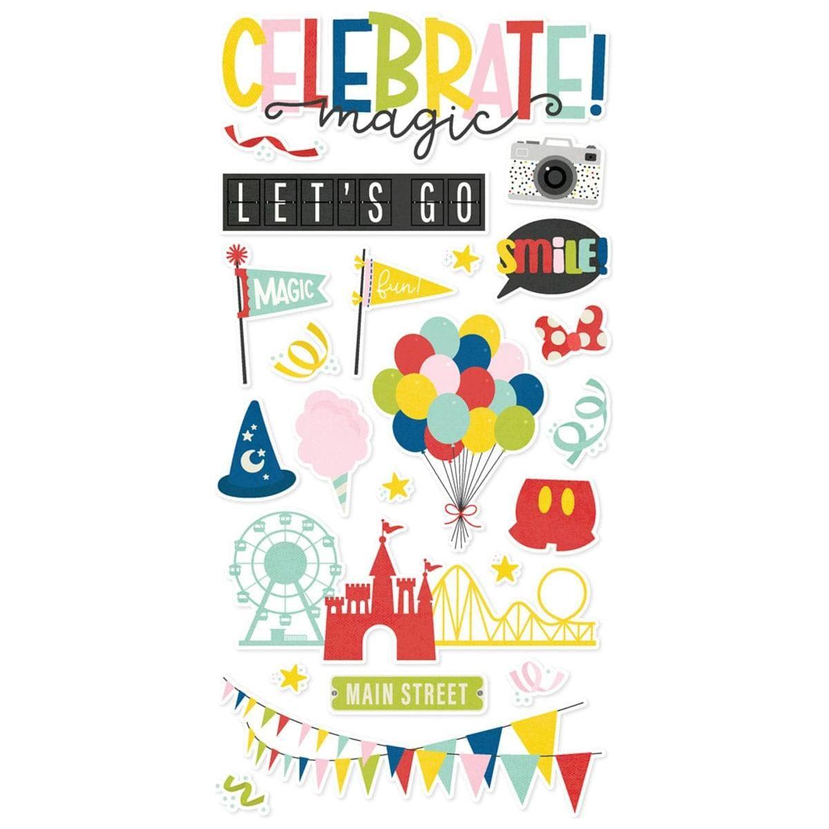 Simple Stories - Say Cheese Magic Chipboard Stickers