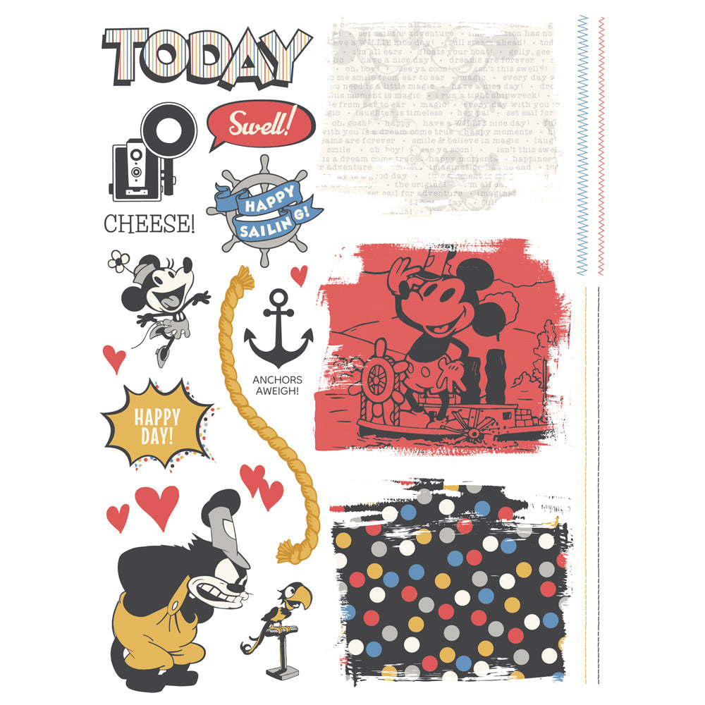 Simple Stories Say Cheese Classic Mouse - Rub Ons