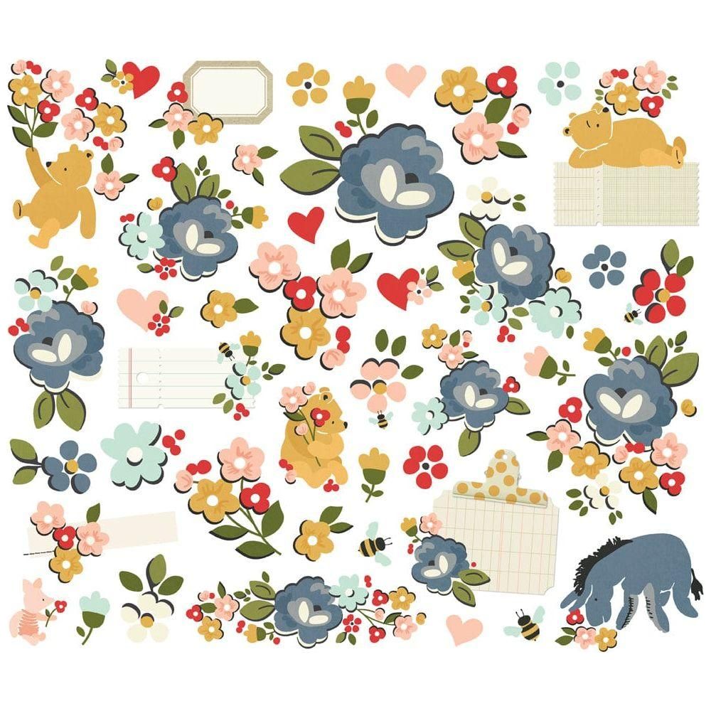 Simple Stories - Say Cheese Classic Pooh Floral Bits & Pieces