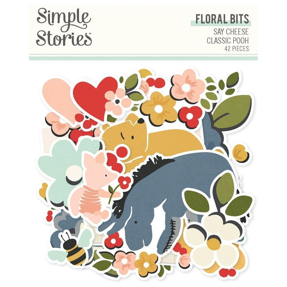 Simple Stories - Say Cheese Classic Pooh Floral Bits & Pieces