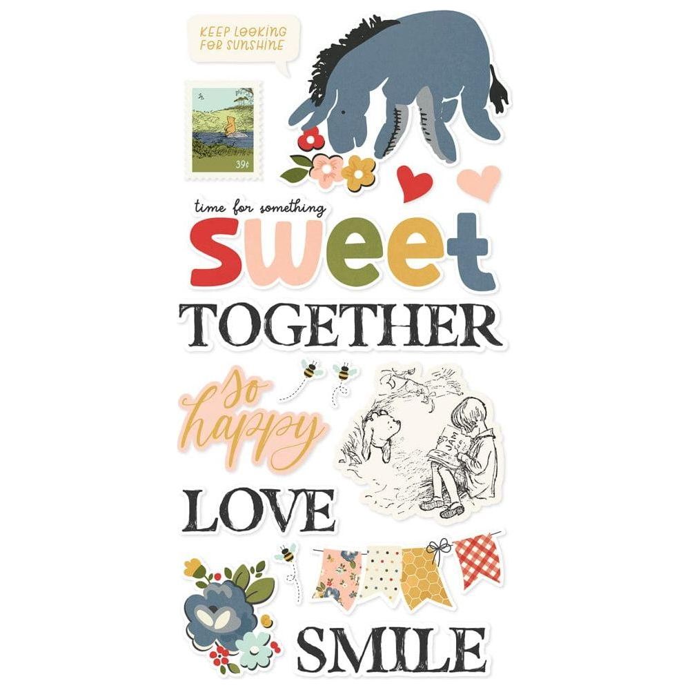 Simple Stories - Say Cheese Classic Pooh Foam Stickers