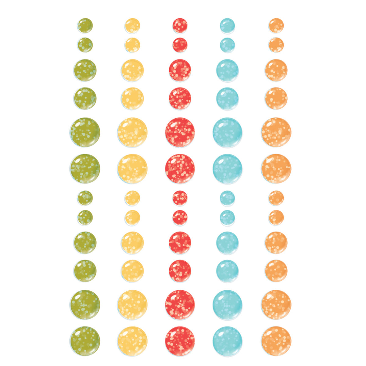 Simple Stories Say Cheese Classic Pooh Birthday - Glitter Enamel Dots