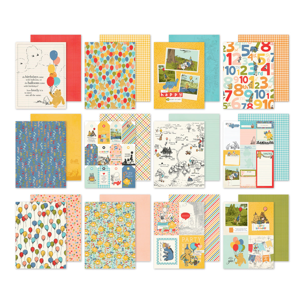 Simple Stories Say Cheese Classic Pooh Birthday - 6x8 Pad