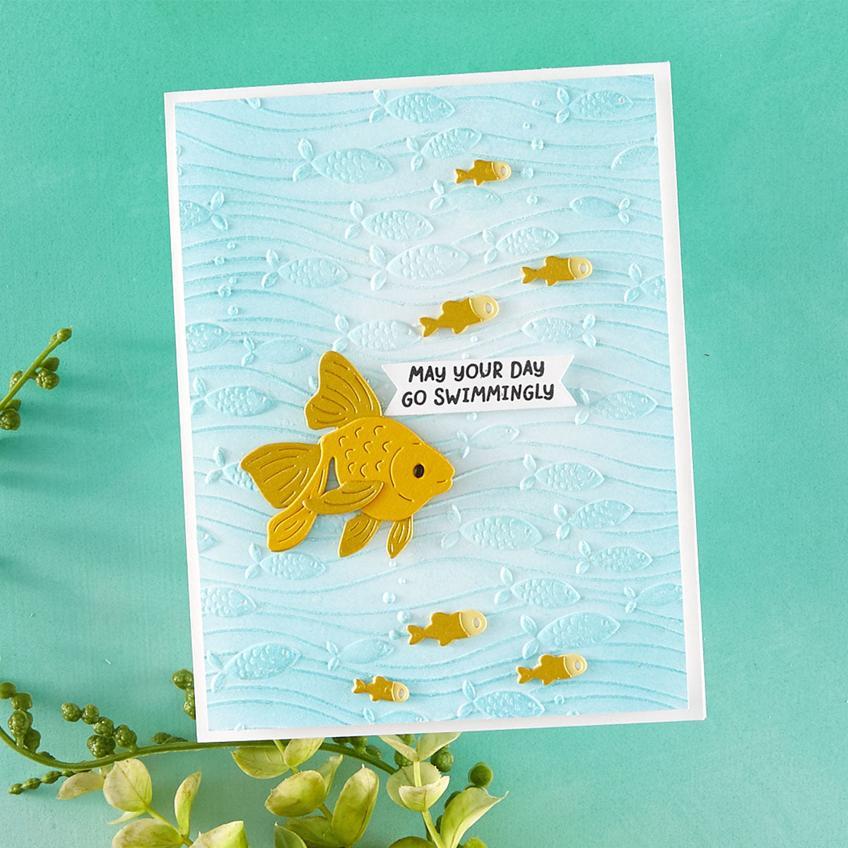 Underwater Waltz - 3D Embossing Folder of the Month