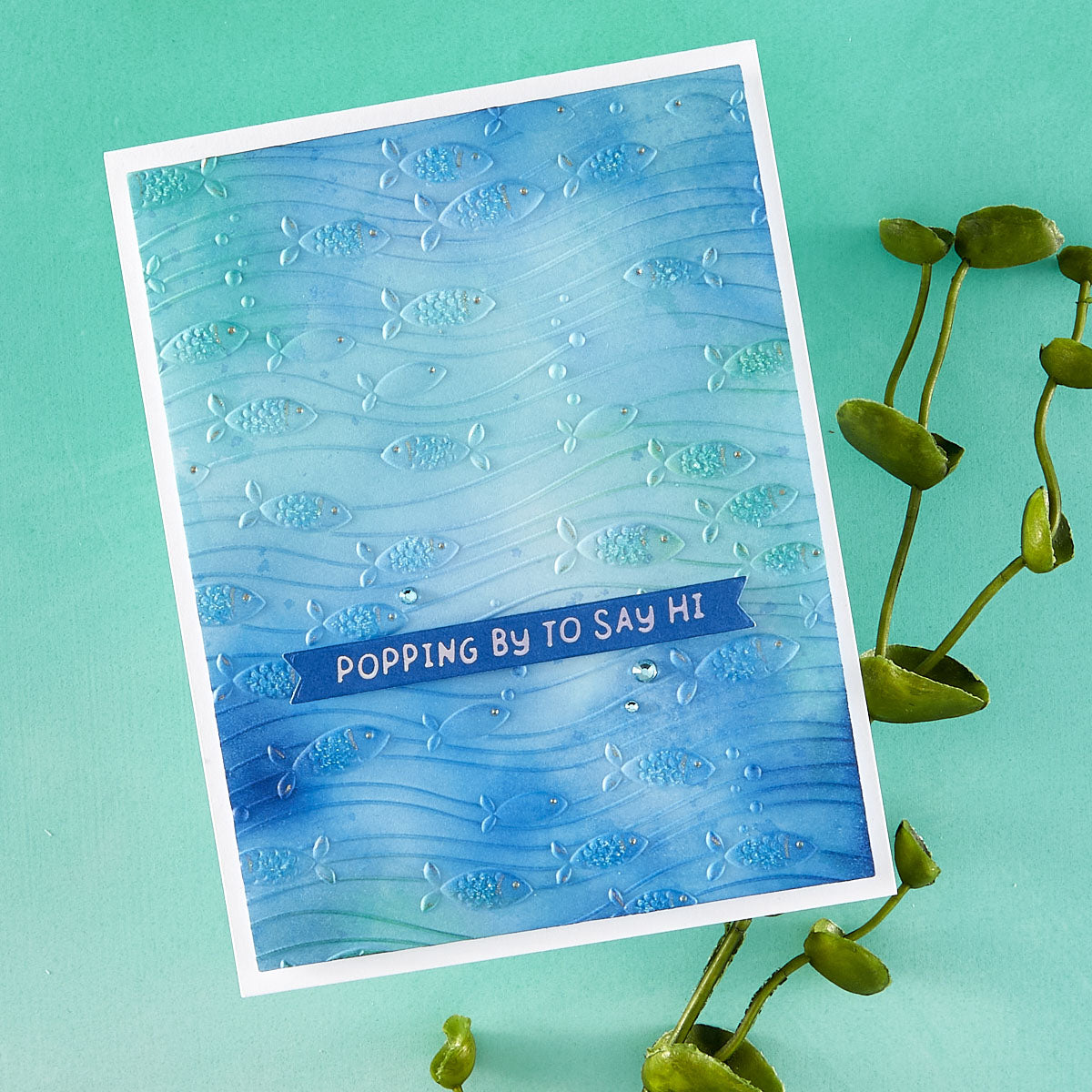 Underwater Waltz - 3D Embossing Folder of the Month