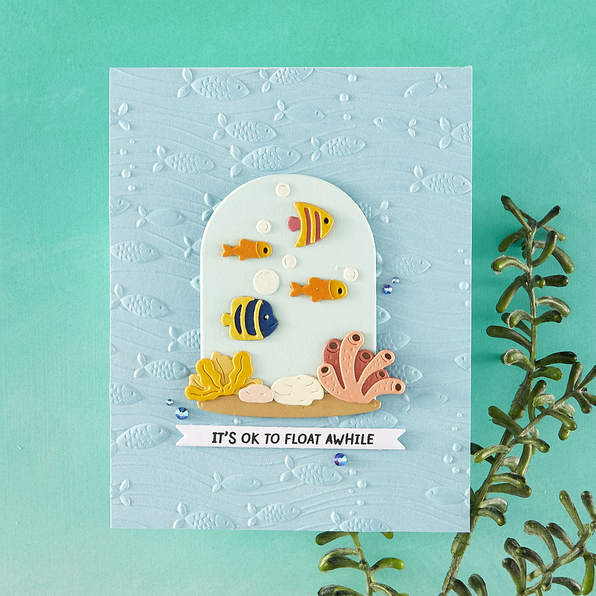 Underwater Waltz - 3D Embossing Folder of the Month