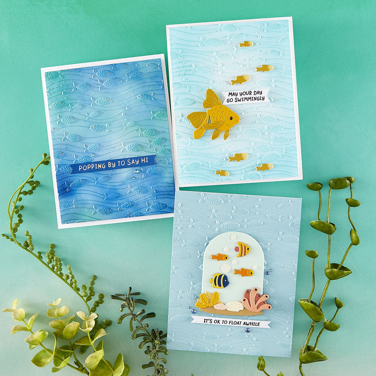 Underwater Waltz - 3D Embossing Folder of the Month