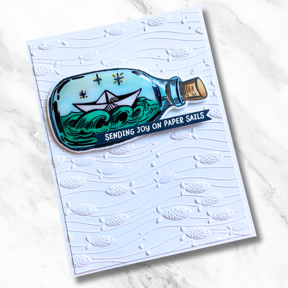 Underwater Waltz - 3D Embossing Folder of the Month