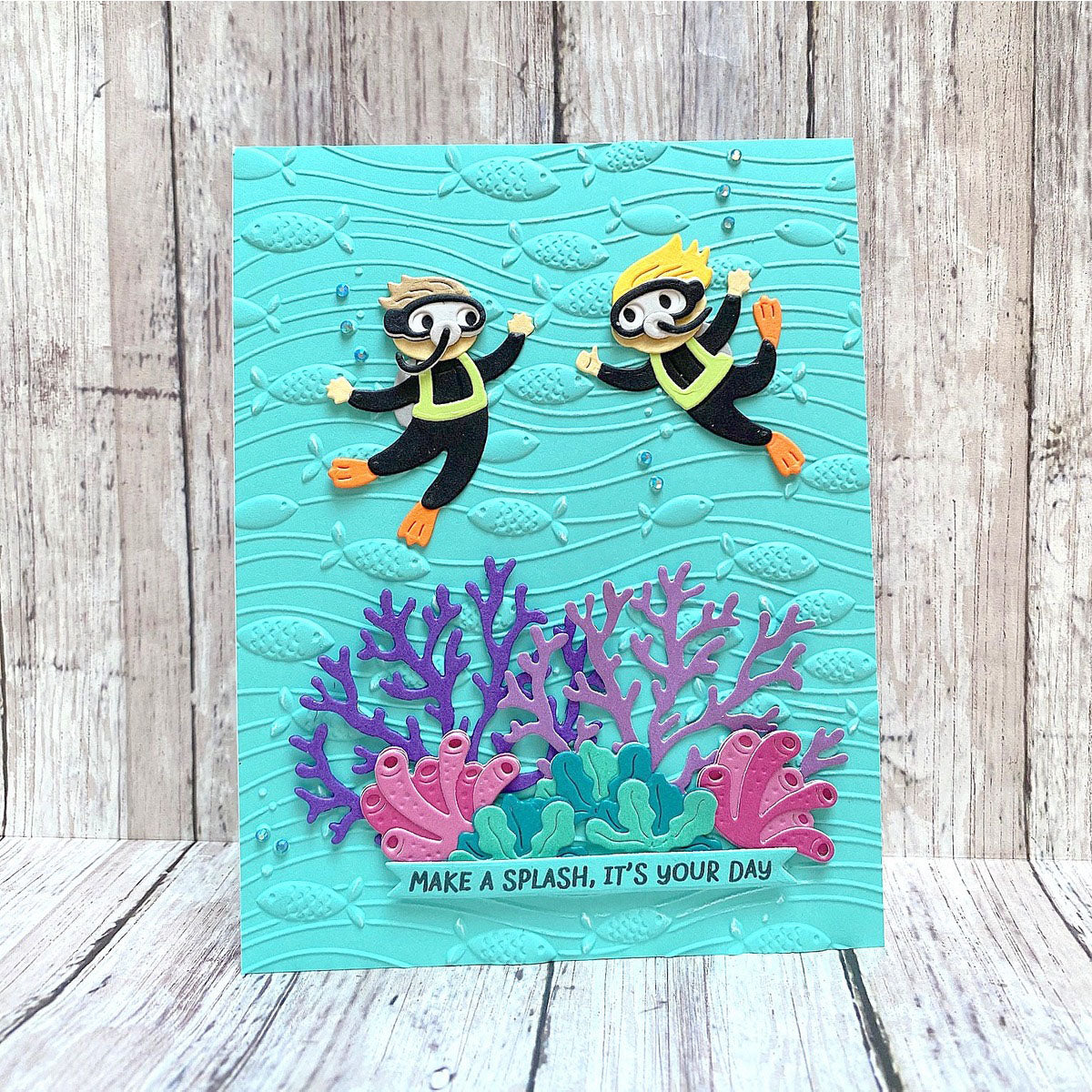 Underwater Waltz - 3D Embossing Folder of the Month