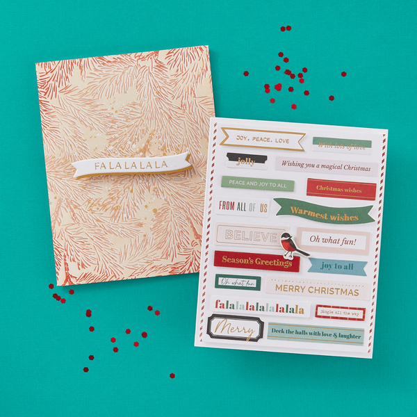 Mistletoe Greetings Press Plate & Die Set from the Home for the