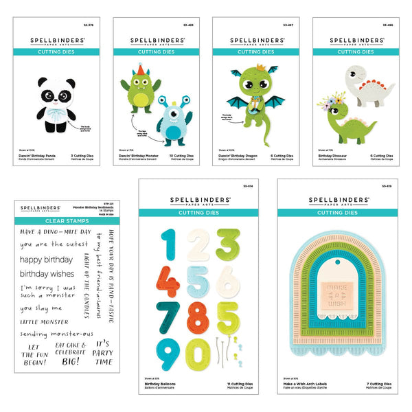 Spellbinders Awesome Birthday Stamp Set – Legacy Paper Arts