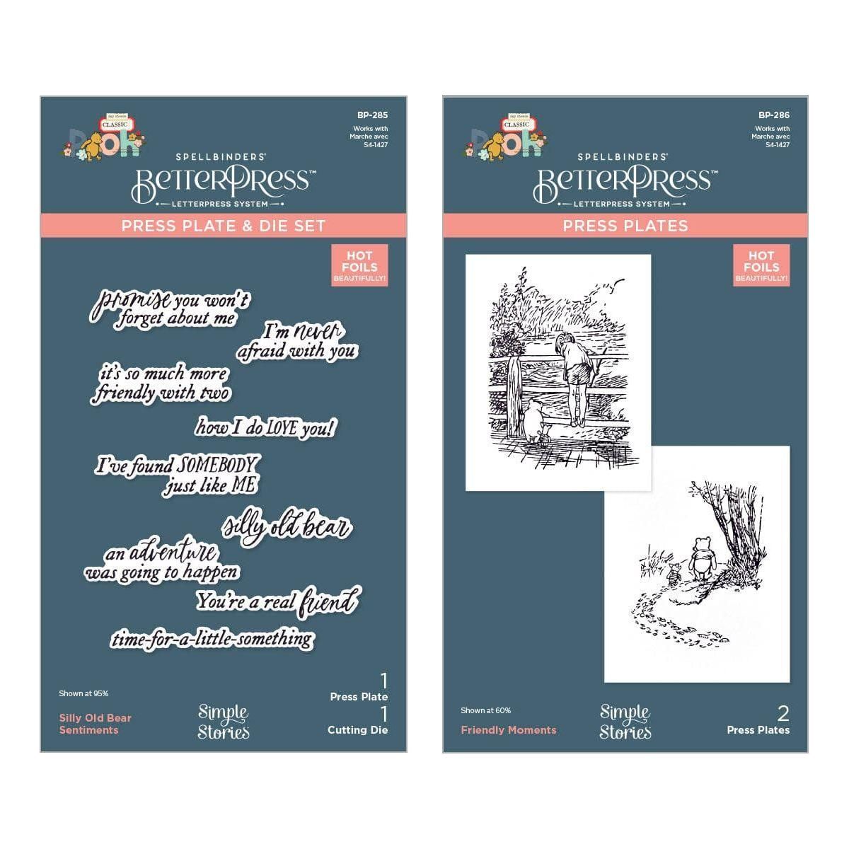 Say Cheese Classic Pooh BetterPress Bundle in Collaboration with Simple Stories