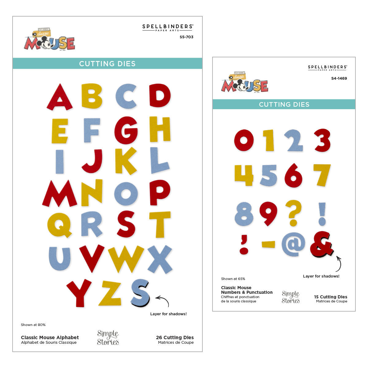 Say Cheese Classic Mouse Alphabet & Numbers Bundle