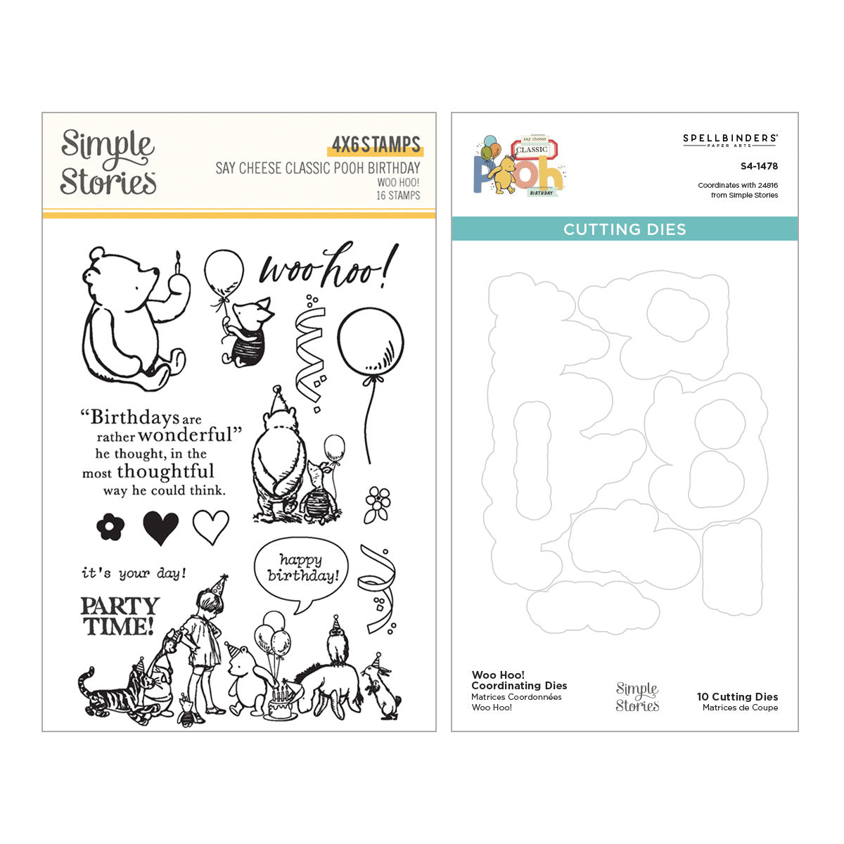 Woo Hoo! Clear Stamps & Dies Bundle  by Simple Stories