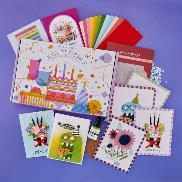 Just Add Cake Birthday Cardmaking Kit Just Add Cake Birthday Cardmaking Kit
