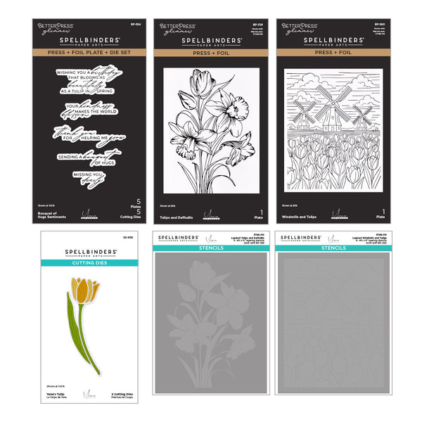 Yana's Tulips I Want It All! Bundle by Yana Smakula | Spellbinders