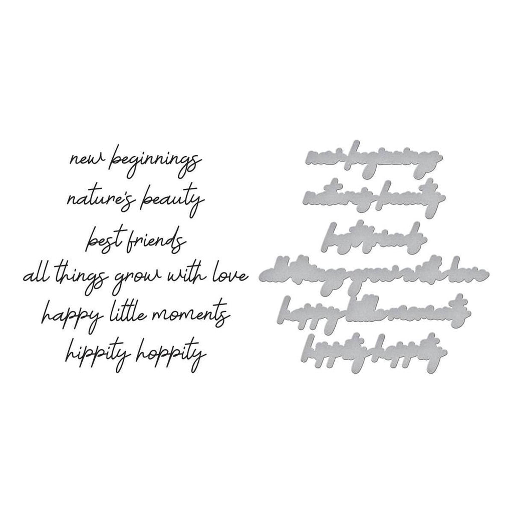  All Seasons Sentiments BetterPress Bundle from the All Seasons Scrapbooking Collection spring sentiments