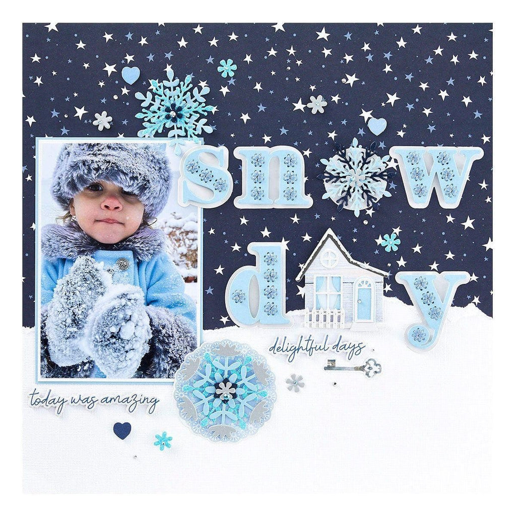 Happiness Sentiments Press Plate & Die Set from the Storytelling by Spellbinders Scrapbooking Collection Project