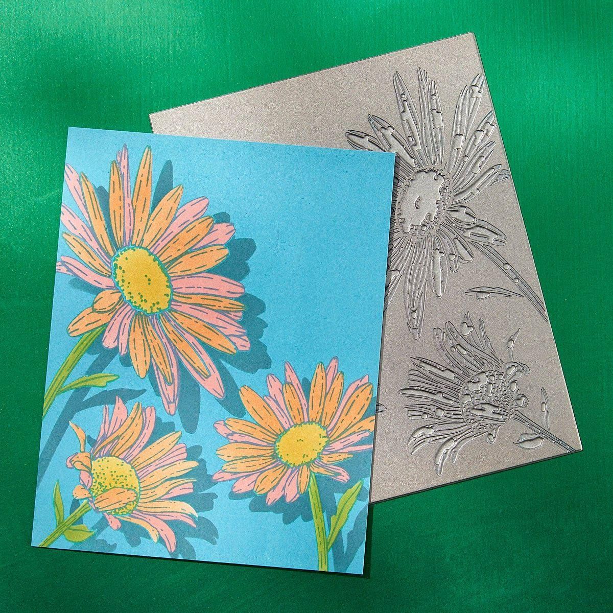 Daisy Trio BetterPress and Stencil Bundle from the Yana's Daisies