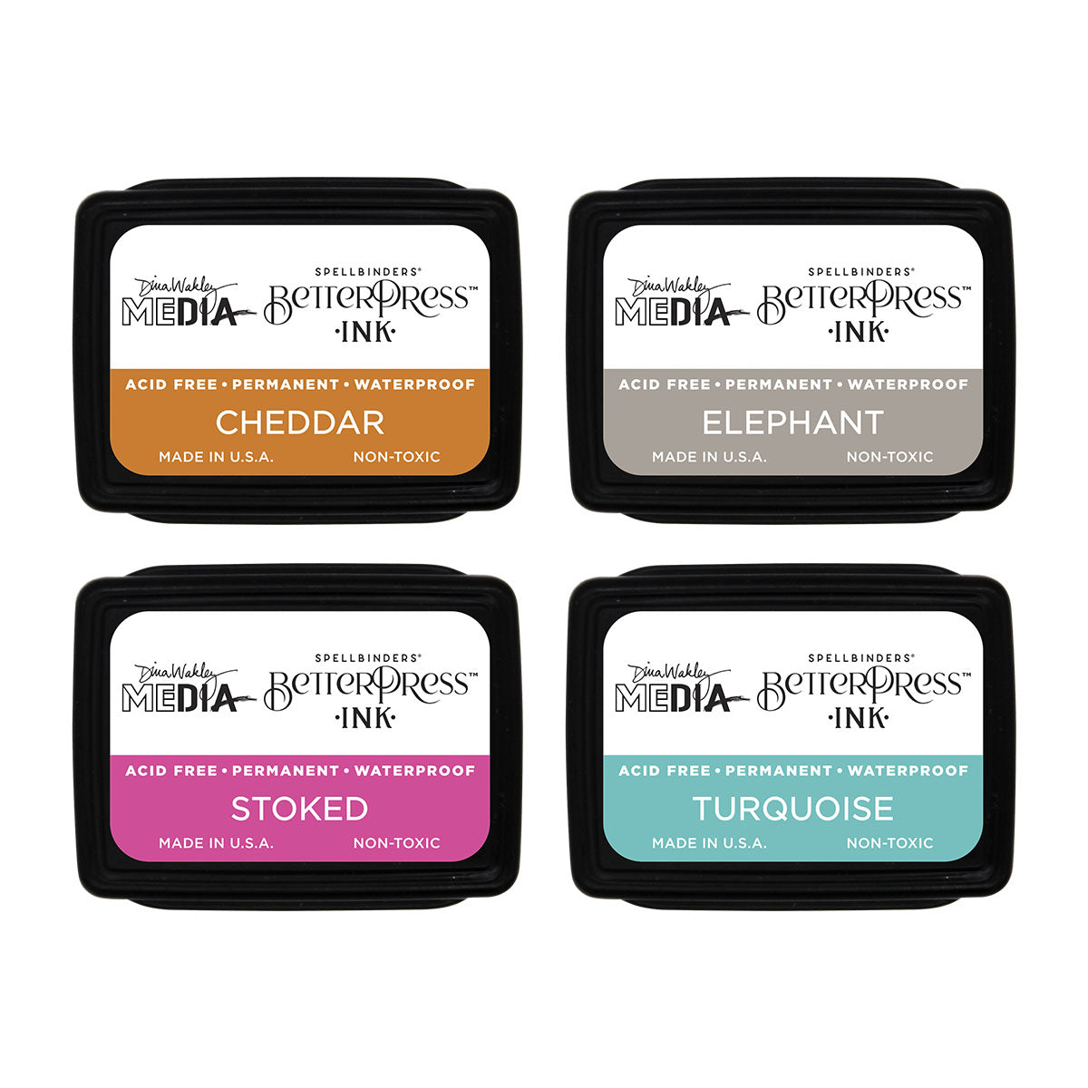 Dina's Faves BetterPress Ink Mini Set by Dina Wakley