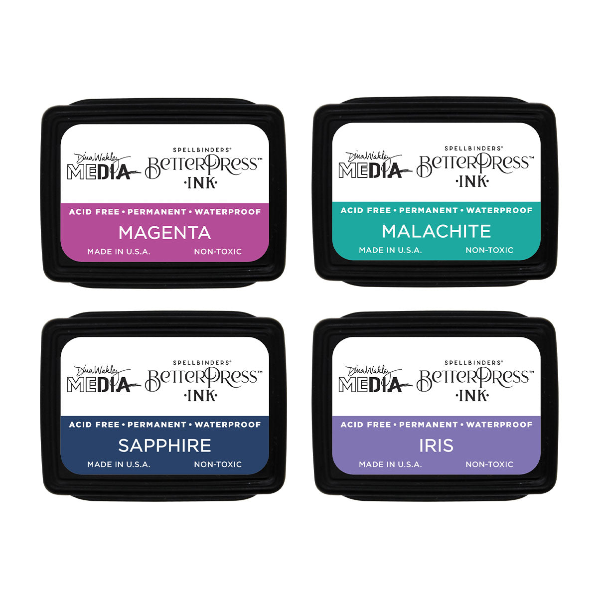 Happy BetterPress Ink Mini Set by Dina Wakley