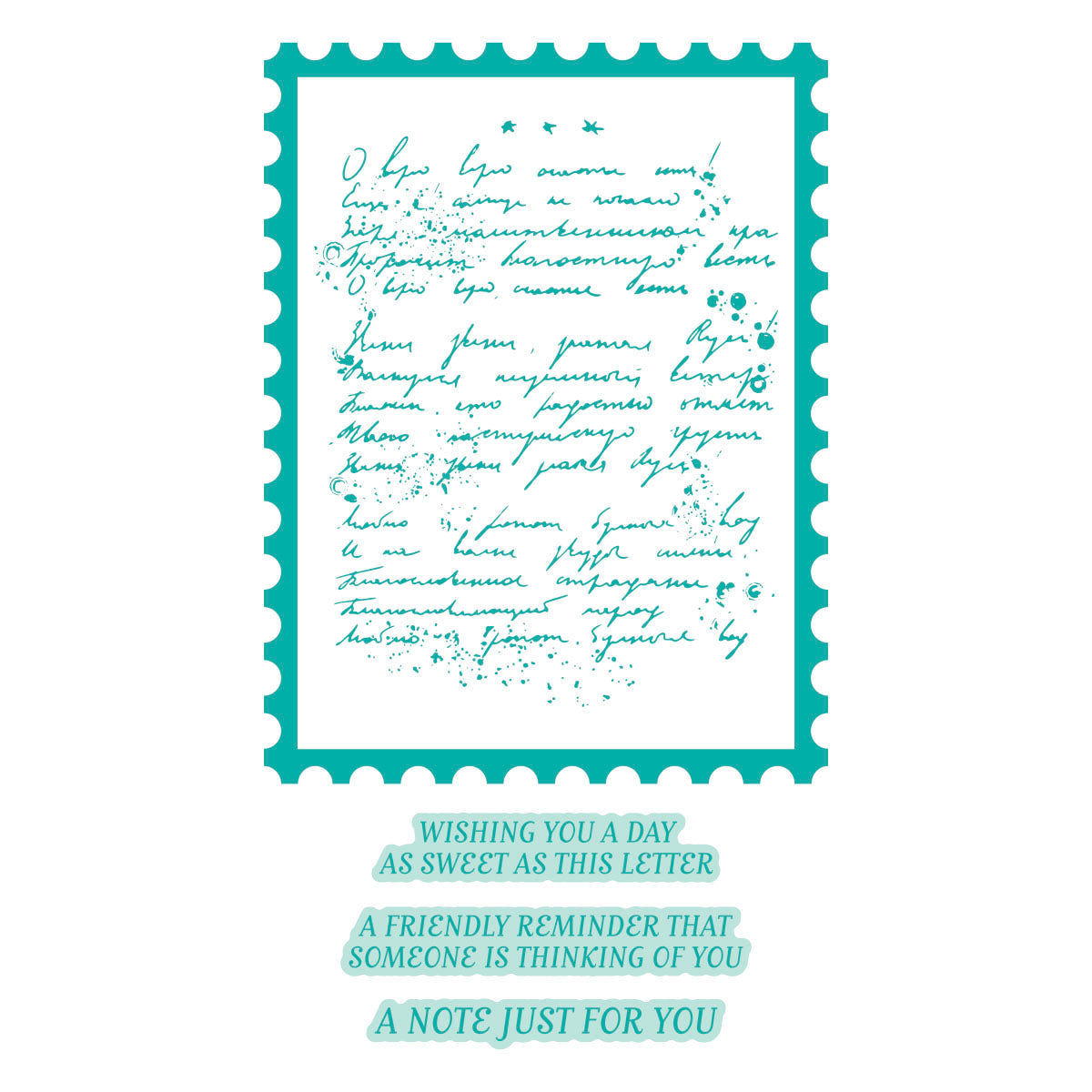 Post Edge Expression -  Press & Foil Plate of the Month