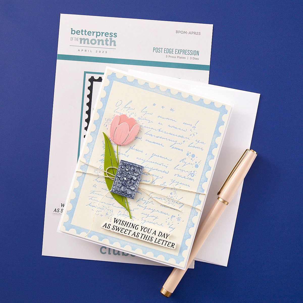 Post Edge Expression -  Press & Foil Plate of the Month