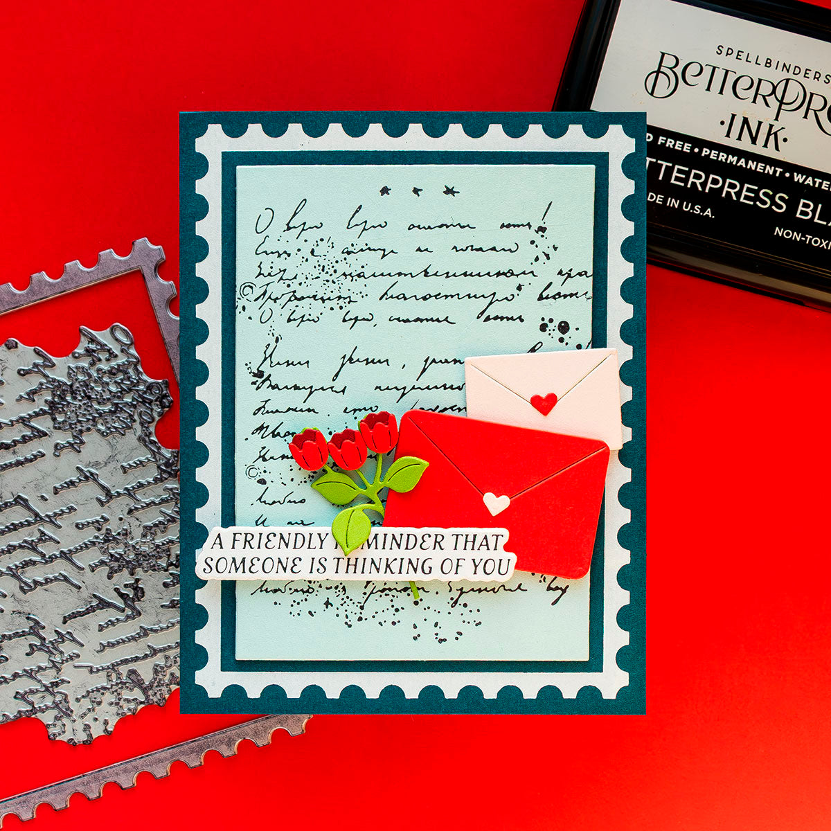 Post Edge Expression -  Press & Foil Plate of the Month