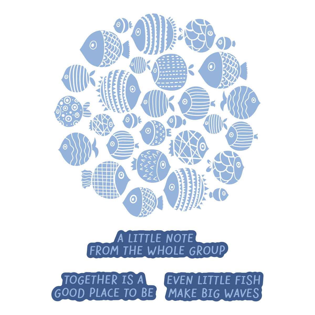 Fish Parade - BetterPress Plate of the Month