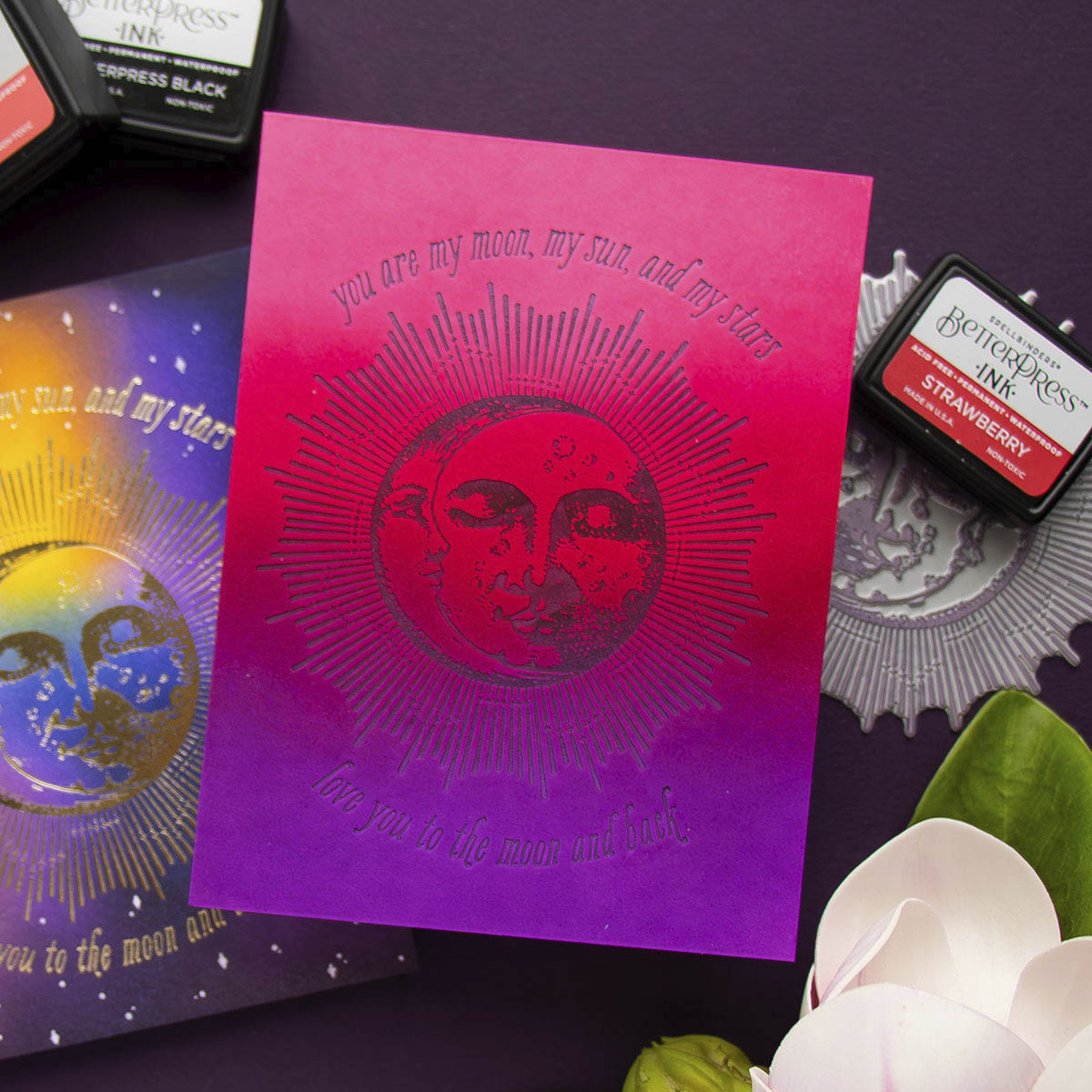 Sun & The Moon - Press & Foil Plate of the Month