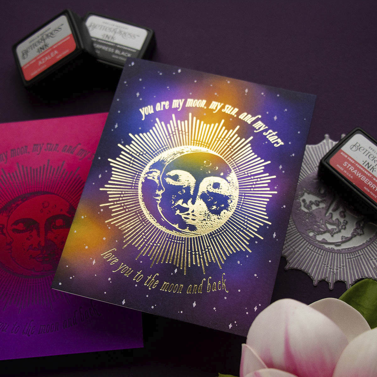 Sun & The Moon - Press & Foil Plate of the Month