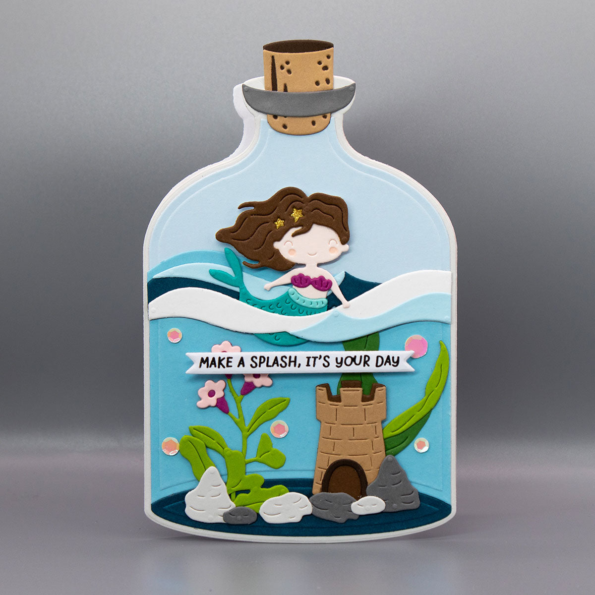 Paper Splash - (Dies Only) Coordinates with the Clear Stamp of the Month