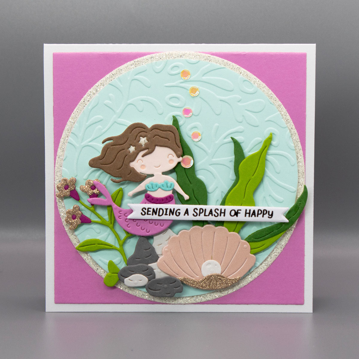 Paper Splash - (Dies Only) Coordinates with the Clear Stamp of the Month