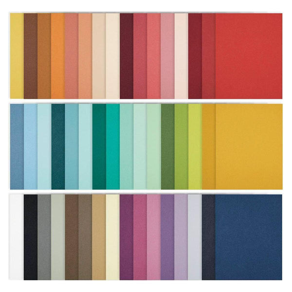 The Full 48 ColorWheel Cardstock Pack 8.5" x 11" - 1 each