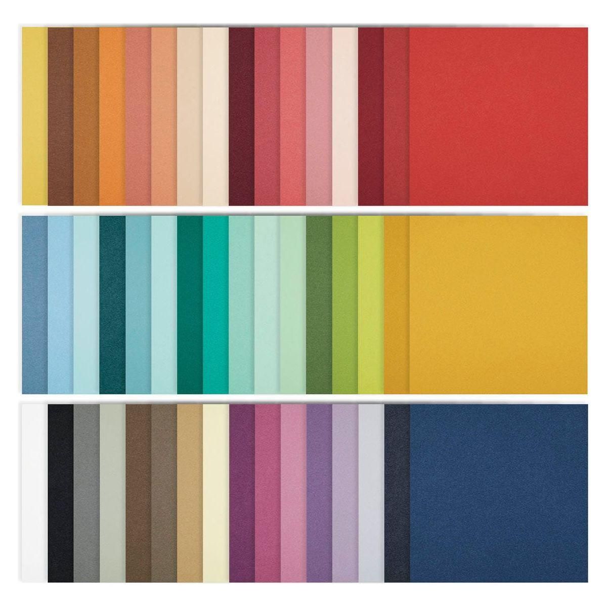 The Full 48 ColorWheel Cardstock Pack 12