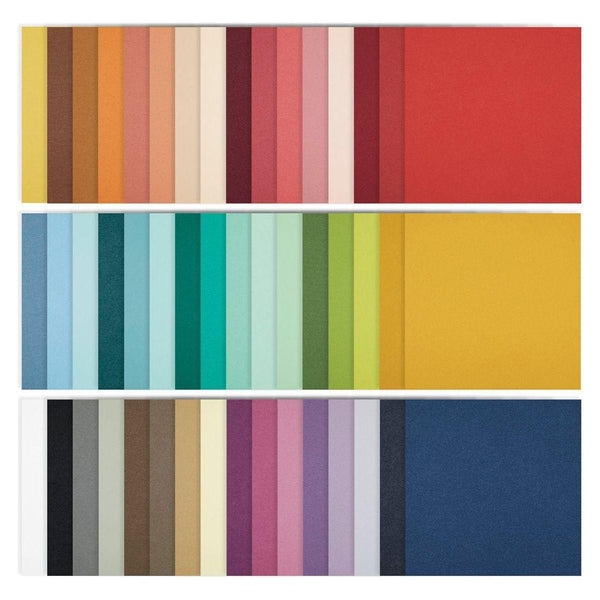 The Full 48 ColorWheel Cardstock Pack 12" x 12" - 1 each
